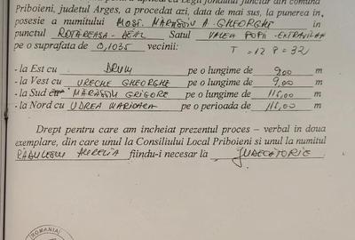 Teren în Priboieni - 1