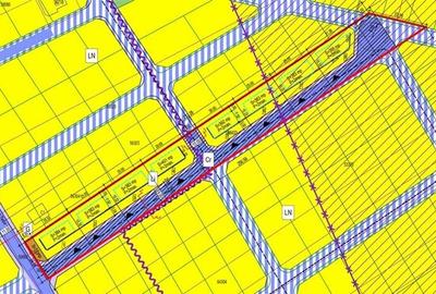 BUFTEA - FLAMANZENI,TEREN 5958 MP,DESCHIDERE 24 M,DOSAR PUZ+AVIZE,TOATE UTILITAT - 5