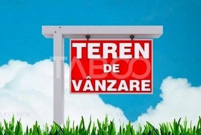 Teren intravilan 1200 mp PUZ aprobat utilitati langa parcela Cisnadie - 2