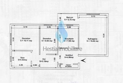 Inchiriere apartament cu trei camere, Moara de Foc. - 6