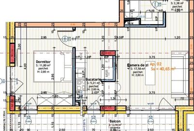 Apartament finisat, 2 camere, 41mp, balcon, complex nou, Somesului, Floresti - 4