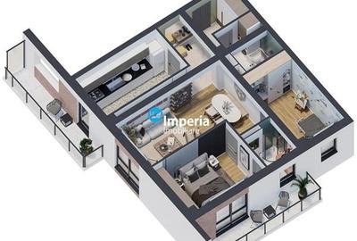 Apartament cu 3 camere decomandat în Galata - 13