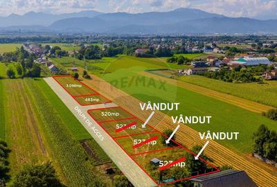 Teren de 483 mp, în Stupini