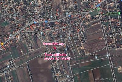 REL4000951 De vanzare teren 500 mp toate utilitatile acces la 2 drumuri - 4
