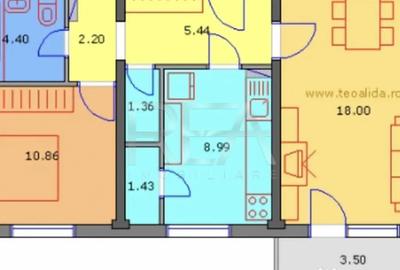 Apartament cu 2 camere decomandat în Lujerului - 3