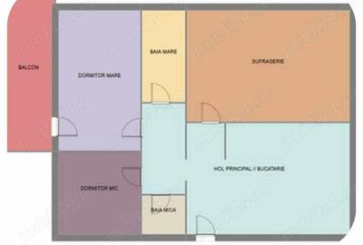 Apartament cu 3 camere decomandat în Răcădău - 3