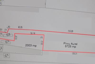 Teren 5.725 m Tomsani, Dambovi?a, la drum jude?ean - 2