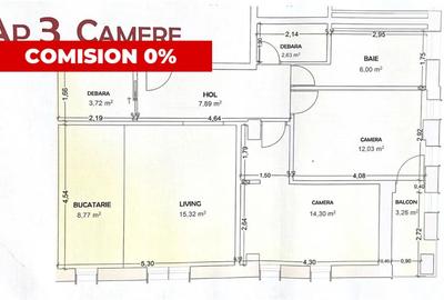 COMISION 0% - APARTAMENT 3 CAMERE, BLOC 2025 COMISION 0% - APARTAMENT 3 CAMERE, BLOC 2025 - 1