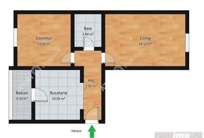 Apartament 2 camere balcon si pivnita situat in zona Strand din Sibiu - 6