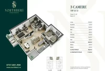 Apartament 3 Camere | Jandarmeriei Baneasa | Complex Rezidential LUX - 7