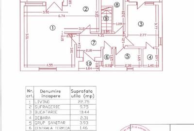 Casă cu 4 camere cu Teren 500 Mp în Balotești - 16