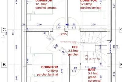 Casa individuala cu 4 camere -95 mp utili- Mosnita - 1