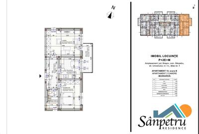 Apartament cu 2 camere decomandat în Sânpetru - 5