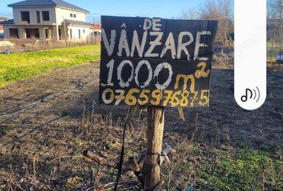 Teren de 1000 mp, în Exterior Vest - 1