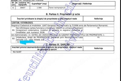 Teren de 1566 mp, în Gorgota - 5