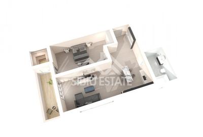 Studio 43 mp utili + balcon 5,6 mp - Zona Lacul lui Binder - 3