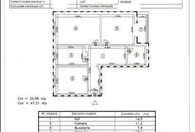 Apartament cu 3 camere decomandat în Central - 3