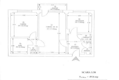 Apartament cu 2 camere semidecomandat în Ștefan cel Mare - 9