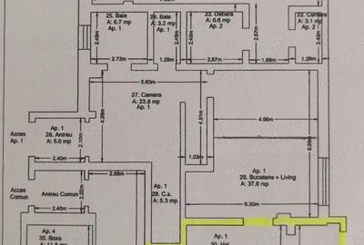 Apartament cu 3 camere decomandat în Central - 3