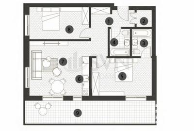 REA1026492 Apartament 3 camere Barbu Vacarescu Floreasca - 2