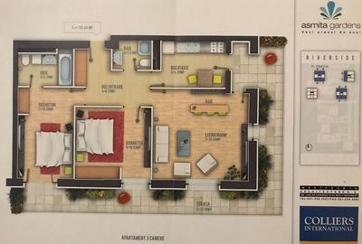 Apartament 3 camere, cu 2 bai. Asmita Garden - 17