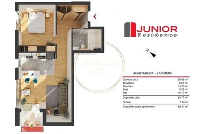 Apartament, bloc nou, 61 mp utili, garaj, Marasti, Junior Residence - 10