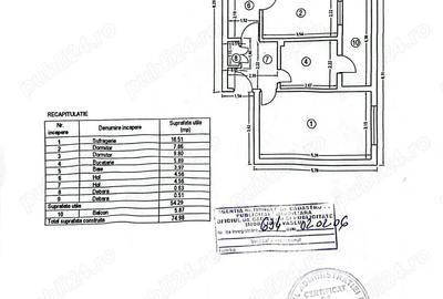 Apartament cu 3 camere decomandat în Huși - 1