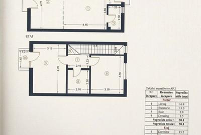 Casă cu 3 camere în Odăile - 13