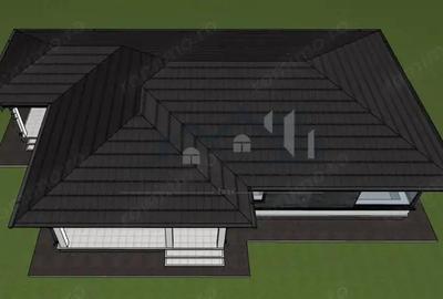 Valea Lupului CASA PARTER 4cam sc=115mp TEREN 380mp toate utilitatile - 1