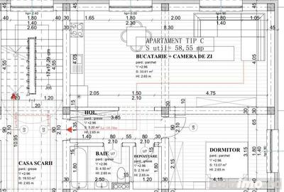 Apartament cu 2 camere decomandat în Sâncraiu de Mureș - 3