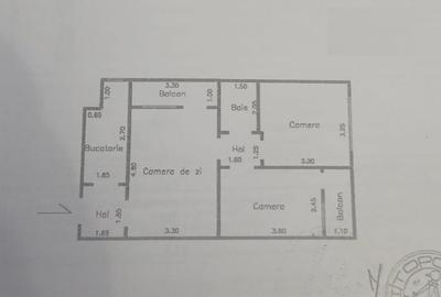 Apartament cu 3 camere semidecomandat, mobilat în Viziru 1 - 6