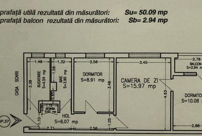 Apartament cu 3 camere semidecomandat, mobilat în Casa de Cultură - 11