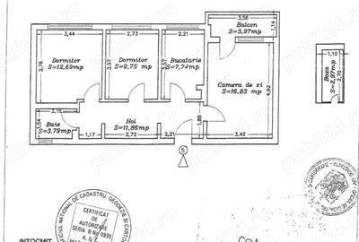 Apartament cu 3 camere decomandat, mobilat în Tomis Nord - 1