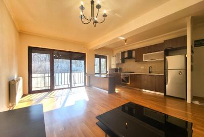 Apartament cu 2 camere semidecomandat, mobilat în Băneasa