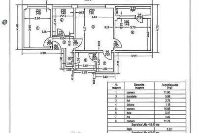 Apartament cu 3 camere semidecomandat în Nord - 13
