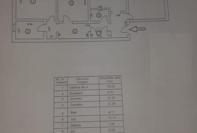 Apartament 3 camere 72mp, ETAJ 1, Radu Negru, mobilat utilat complet. - 15