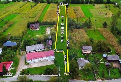 Teren de vanzare 5,960mp Unguras - 1