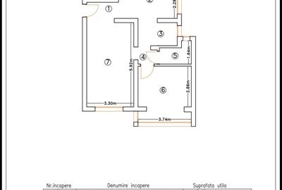 Apartament cu 3 camere semidecomandat, mobilat în Plopilor - 10
