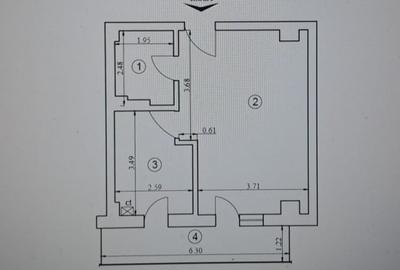 Etaj 3 - 1 camera Conest Dacia - Mobilat + utilat - 1