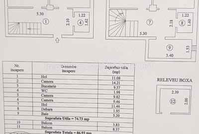 Apartament cu 3 camere decomandat în Călărași - 5