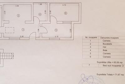 Casă individuală cu 3 camere cu Canalizare în Central - 10