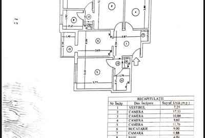 Apartament cu 4 camere semidecomandat, mobilat în Sud - 20