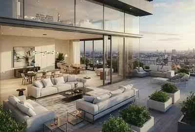 Penthouse Lux 4 Camere Sisesti I 4 Bai I Vedere Lac