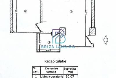 Soseaua Chitilei, pod Constanta, doua camere, sup. 53.9mp, et. 1/8 - 11
