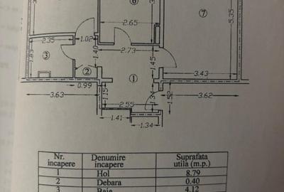 Apartament cu 2 camere decomandat în Valea Alba - 6