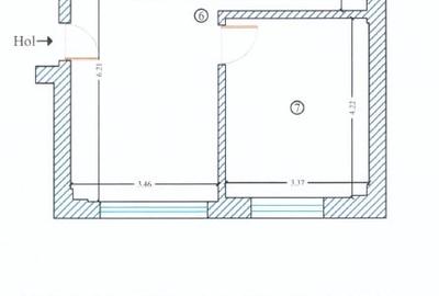 ► Compozitori 2 Camere Decomandate 55mp Parter bloc 2025 "la Alb" - 5