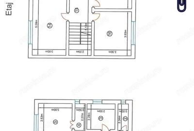 Vand casa in duplex in Deva, semifinisata, zona Garii (peste linia ferata), P+E+pod locuibil, - 15