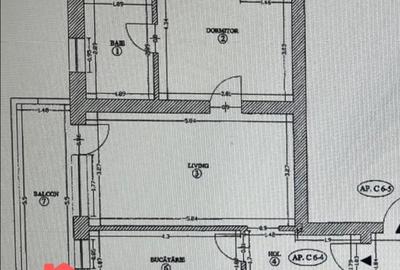 Apartament cu 2 camere semidecomandat, mobilat în Băneasa - 13