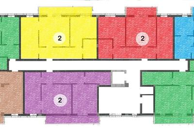 APARTAMENT tip OPEN-SPACE - 2 camere, ETAJ 2, Complex TUDOR VLAD RESIDENCE; - 4