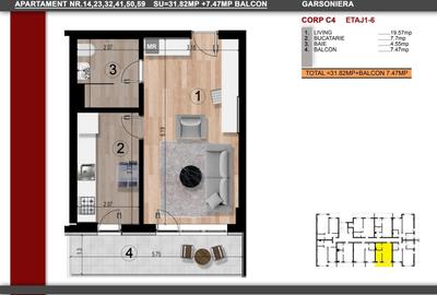 Garsonieră decomandată în Berceni - 3